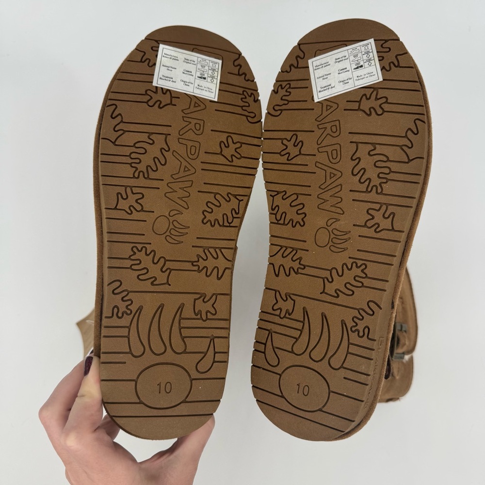 Bearpaw Elaina Hickory Suede Shearling Lined Winter Boots | Women’s Size 10 NWT - Picture 8 of 11